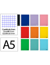 CUADERNO ESP. SMART A5 T.BLANDA MICRO 5MM 6T. 80H. 60GR. SURT. *08191