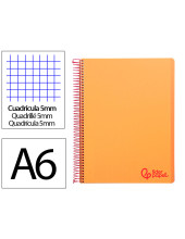 CUADERNO ESP. WONDER A6 T.PLASTICO MICRO 5MM 4B.120H. 90GR. NJ.