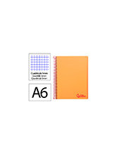 CUADERNO ESP. WONDER A6 T.PLASTICO MICRO 5MM 4B.120H. 90GR. NJ. 2