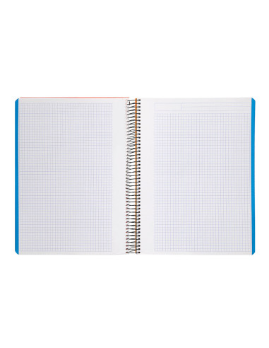CUADERNO ESP. WONDER A7 T.PLASTICO MICRO 5MM 4B.100H. 90GR. AZ.