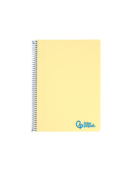 CUADERNO ESP. WONDER A4 T.PLASTICO 4MM 80H 90GR. AM. *74930