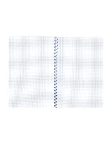 CUADERNO ESP. WONDER A4 T.PLASTICO 4MM 80H 90GR. AM. *74930