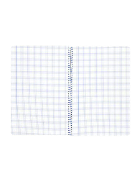 CUADERNO ESP. WONDER A4 T.PLASTICO 4MM 80H 90GR. AM. *74930