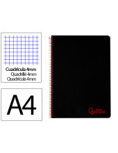 CUADERNO ESP. WONDER A4 T.PLASTICO 4MM 80H 90GR. NG.