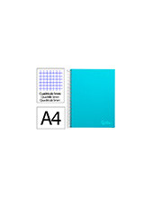 CUADERNO ESP. JOLLY A4 T.FORRADA 5MM 5B 4T.140H.75GR. CEL. 2