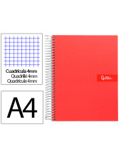 CUADERNO ESP. CRAFTY A4 T.FORRADA 4MM 80H. 90GR. RJ. *32167