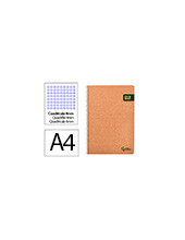CUADERNO ESP. ECOUSE FL. T.CARTON RECICLADO KRAFT 4MM 80H. 60GR. 2