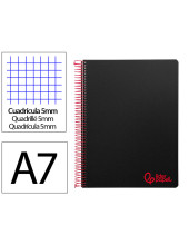 CUADERNO ESP. WONDER A7 T.PLASTICO MICRO 5MM 4B.100H. 90GR. NG.