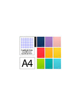 CUADERNO ESP. WITTY FL. T.DURA 5MM 80H. 75GR. VIO. *09867 2