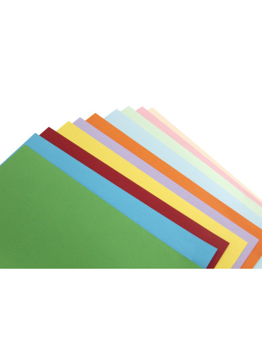 BLOC LIDERPAPEL MANUALIDADES 240X315MM CARTULINA 10H. SURT.