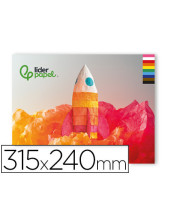 BLOC LIDERPAPEL MANUALIDADES 240X315MM PAPEL SEDA 10H. SURT.