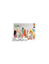 BLOC LIDERPAPEL MANUALIDADES 240X315MM CRESPON 10H. SURT. 2