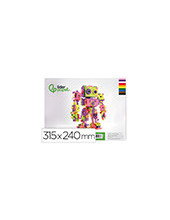 BLOC LIDERPAPEL MANUALIDADES 240X315MM GOMA EVA 10H. SURT. 2