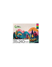 BLOC LIDERPAPEL MANUALIDADES 240X315MM FIELTRO 10H. 180GR. SURT. 2