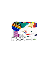 BLOC LIDERPAPEL MANUALIDADES 240X315MM PAPEL MET. 10H. SURT. 2