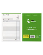 TALONARIO CAMARERO OCTAVO SIN IVA- 202 DUPLICADO