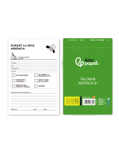 TALONARIO AUSENTES OCTAVO 103-CAT TEXTO EN CATALAN