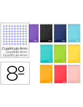 CUADERNO ESP. WITTY A6 AP.T.DURA 4MM 80H. 75GR. COL.SURT.