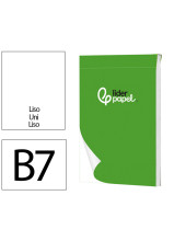 BLOC ENCOLADO LIDERPAPEL 88X125MM PERFORADO LISO 80H 60GR.
