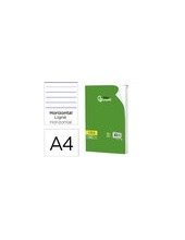 BLOC NOTAS LIDERPAPEL A4 HORIZONTAL 80H. 60GR. PERFORADO 2
