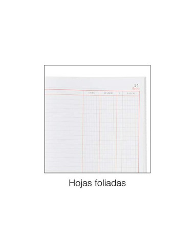 LIBRO MIQUELRIUS CARTONE 3086 4º APAISADO 100 H.CUENTAS CORRIENTES DE