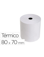 ROLLO SUMADORA EXACOMPTA TERMICO 80MM.X 80MM.55 G/M2 SIN BISFENOL A