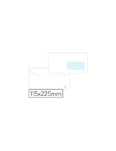 SOBRE BL.115X225 MM V/D TRAPEZODIAL ENGOMADA PAPEL OFFSET 80GR C.500 2