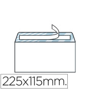 SOBRE N.5 BLANCO AMERICANO 115X225MM TIRA SILICONA OPEN SYSTEM CAJA 5