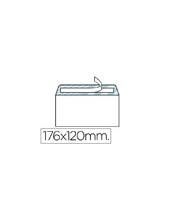 SOBRE N.9 BLANCO COMERCIAL NORMALIZADO 120X176MM TIRA SILICONA C.500 2