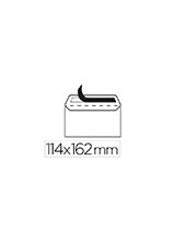 SOBRE LIDER.N 19 BLANCO C6 114X162MM TIRA SILICONA 25UD. 2