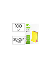 BLOC NOTAS ENCOLADO Q-CON. 210X297MM 5UD 100H. MAGNETICAS SURT. 2
