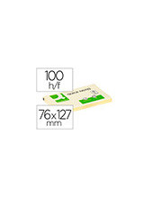 BLOC NOTAS ADH. Q-CON. 75X125MM 100H. AM. 2