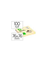 BLOC NOTAS ADH. Q-CON. 75X75MM ZIG-ZAG 100H. AM. 2