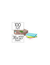 BLOC NOTAS ADH. QUITA PON Q-CON.76X127MM 100% PAPEL RECICL PASTELES 2