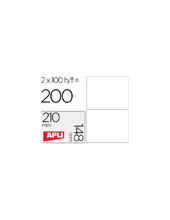 ETIQUETA ADH. APLI 1264 210X148MM 100H. 2