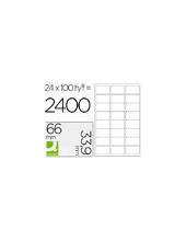 ETIQUETA ADH. Q-CON. 66X33,9MM 100H. 2