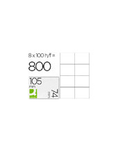 ETIQUETA ADH. Q-CON. 105X74MM 100H. 2