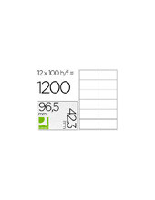 ETIQUETA ADH. Q-CON. 96,5X42,3MM 100H. 2