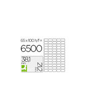 ETIQUETA ADH. Q-CON. 38,1X21,2MM 100H. 2
