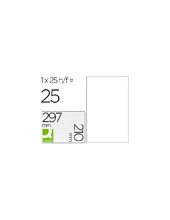 ETIQUETA ADH. Q-CON. 297X210MM TPTE. 25H. 2