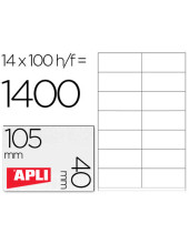 ETIQUETA ADH. APLI 1275 105X40MM 100H.