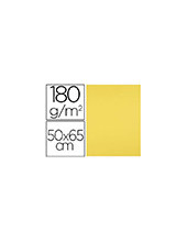 CARTULINA 50X65 CM AMARILLO LIMON 180 GR UD. 2