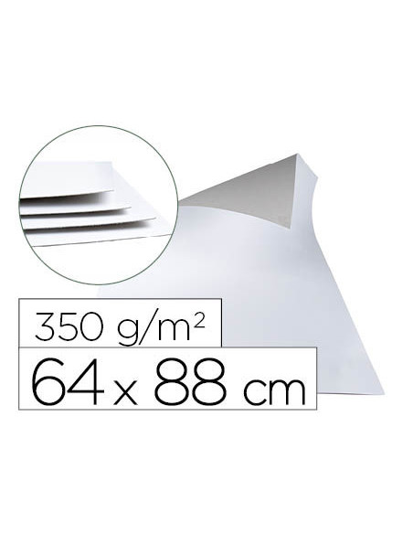 CARTONCILLO GRIS LIDERPAPEL 350GR.64X88 CM PQ.DE 1 KG (5H.)