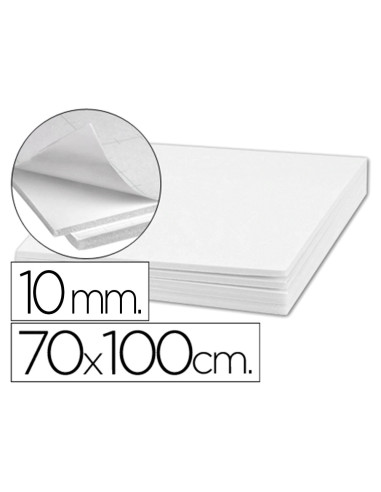 CARTON PLUMA  BL.DOBLE CARA 70X100CM ESPESOR 10MM