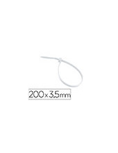 BRIDA 3M PARA INTERIOR BLANCA 200X3,5 MM BOLSA DE 100 UNIDADES 2