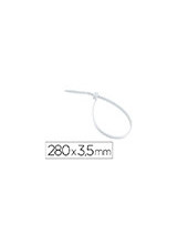 BRIDA 3M PARA INTERIOR BLANCA 280X3,5 MM BOLSA 100 UNIDADES 2