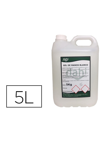 GEL MANOS DAHI NACARADO GARRAFA 5 LITROS