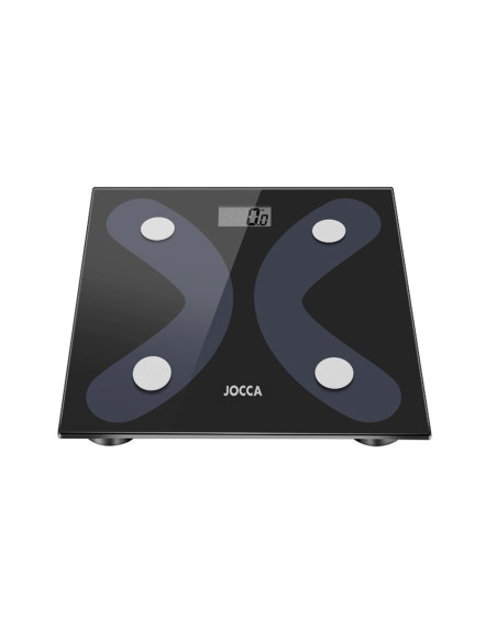 BASCULA BAÑO JOCCA 150KG MIDE GRASA CORPORAL MEMORIA
