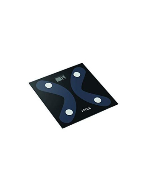 BASCULA BAÑO JOCCA 150KG MIDE GRASA CORPORAL MEMORIA