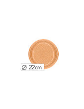 PLATO PAPEL RECICLABLE BL.22 CM PAQUETE 100 UD. 2